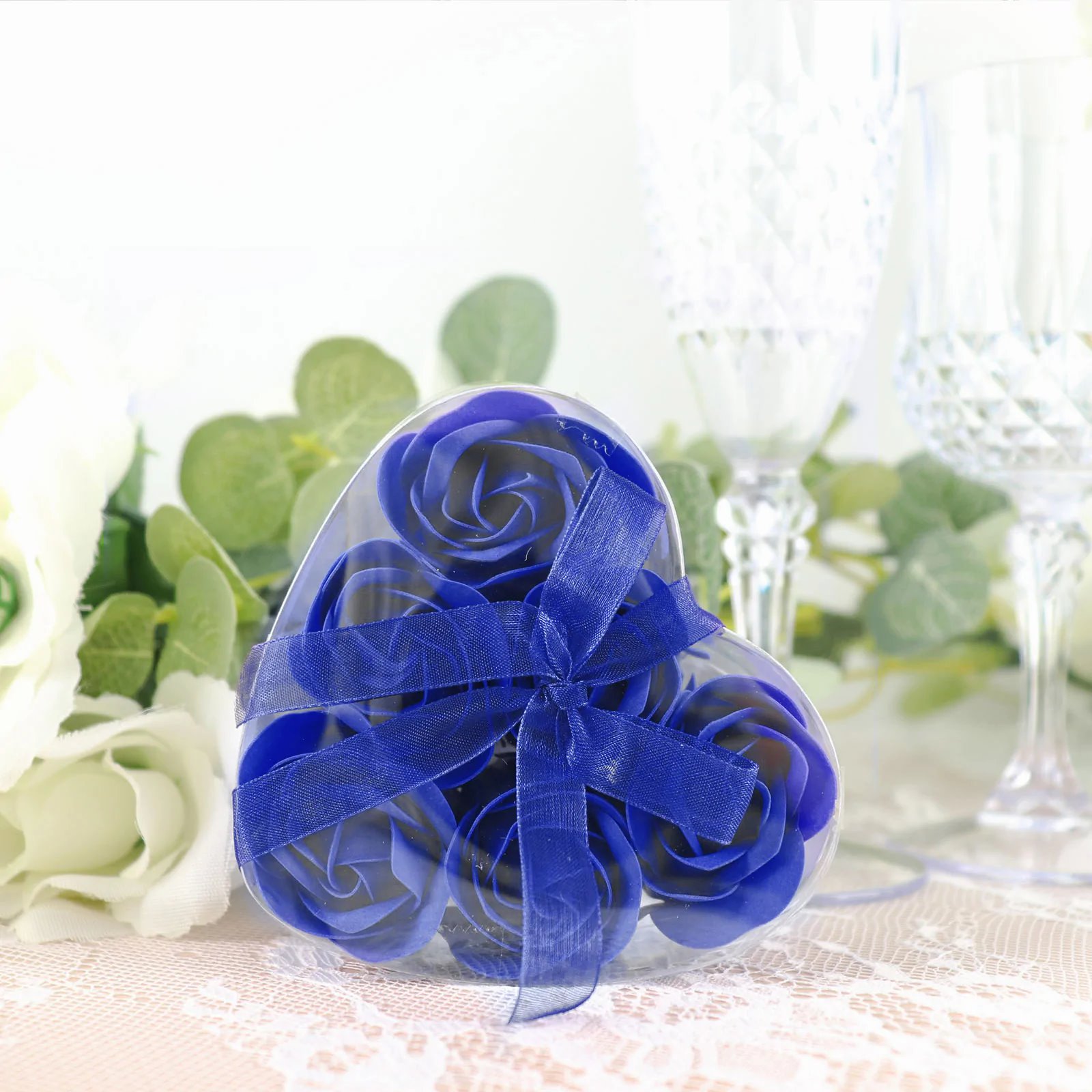 24 Scented Rose Soap Wedding Favors Gift Boxes Ribbons Party Events Decorations - Picture 53 of 66