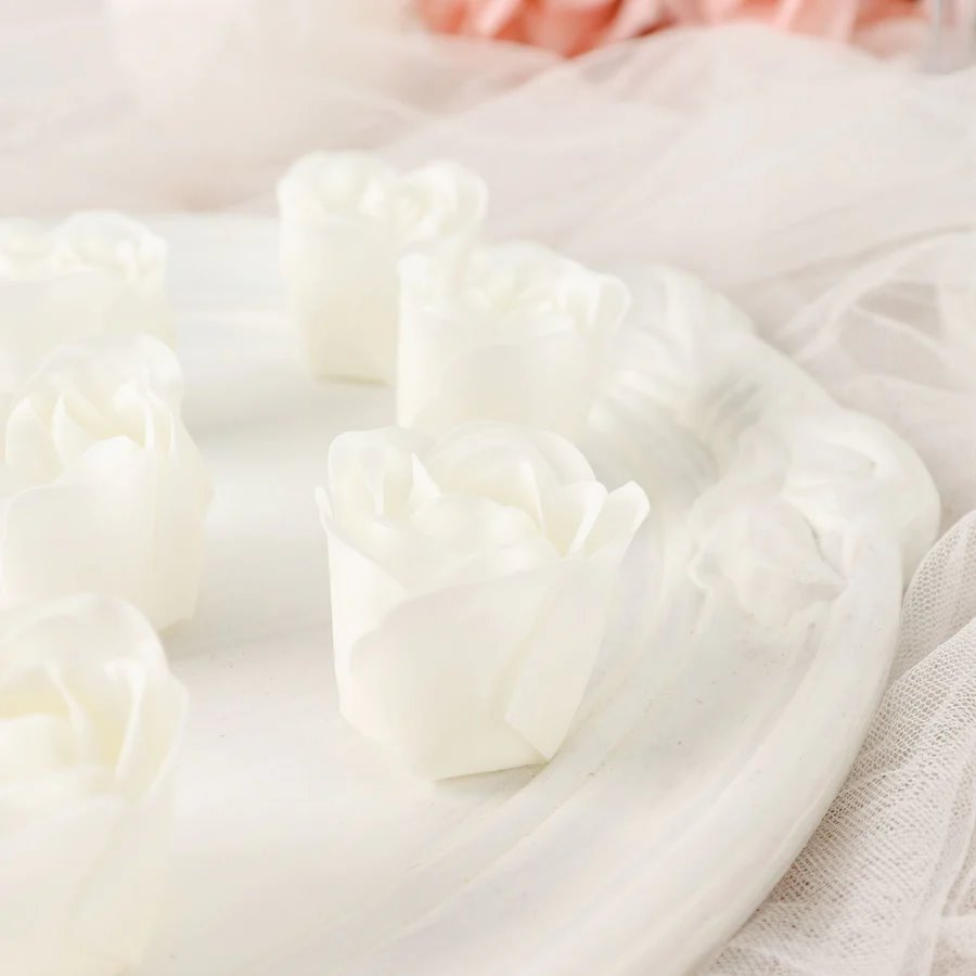 24 Scented Rose Soap Wedding Favors Gift Boxes Ribbons Party Events Decorations - Picture 62 of 66