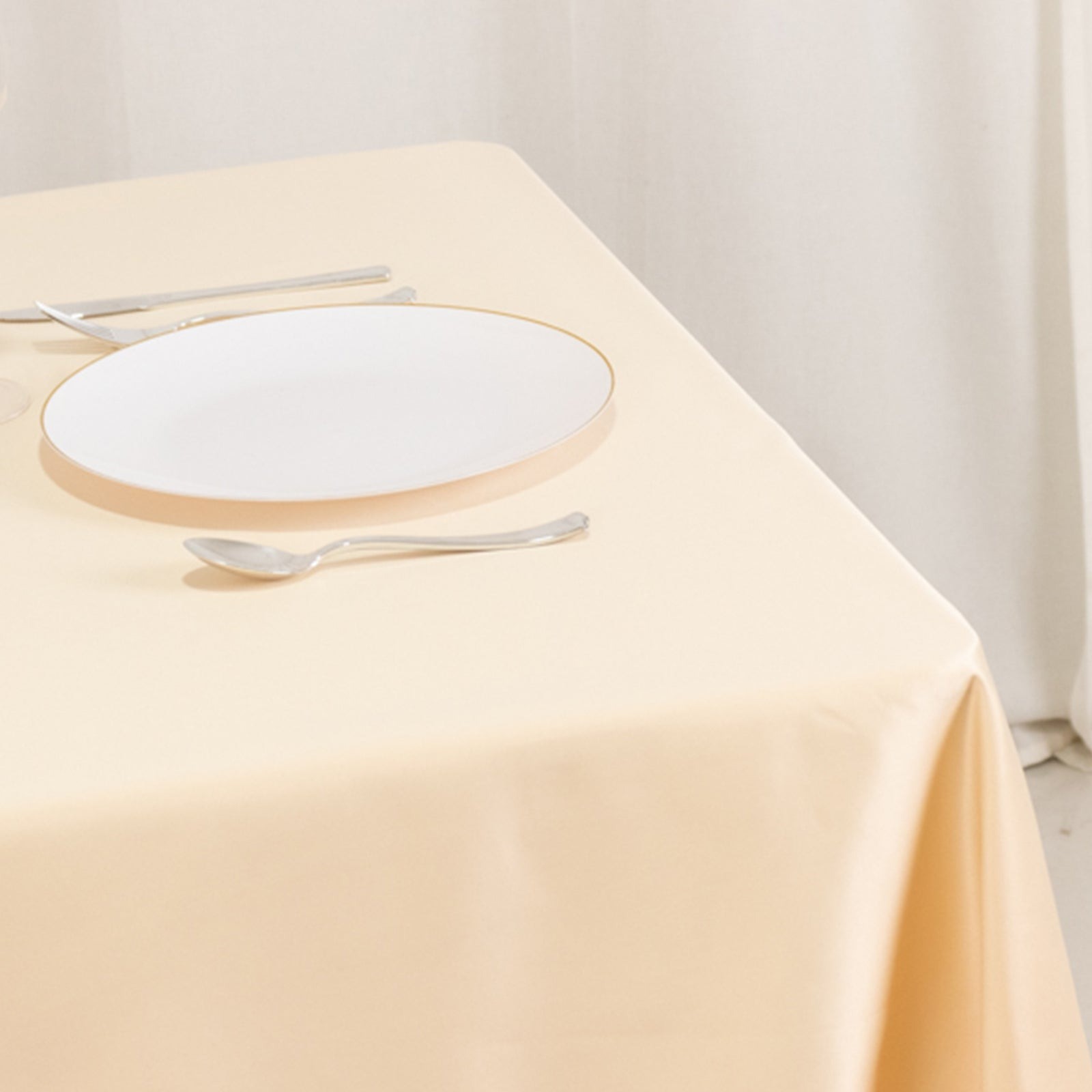 54"x54" Square Lamour Satin Tablecloths for a Wedding Party Decorations Supplies - Picture 7 of 135