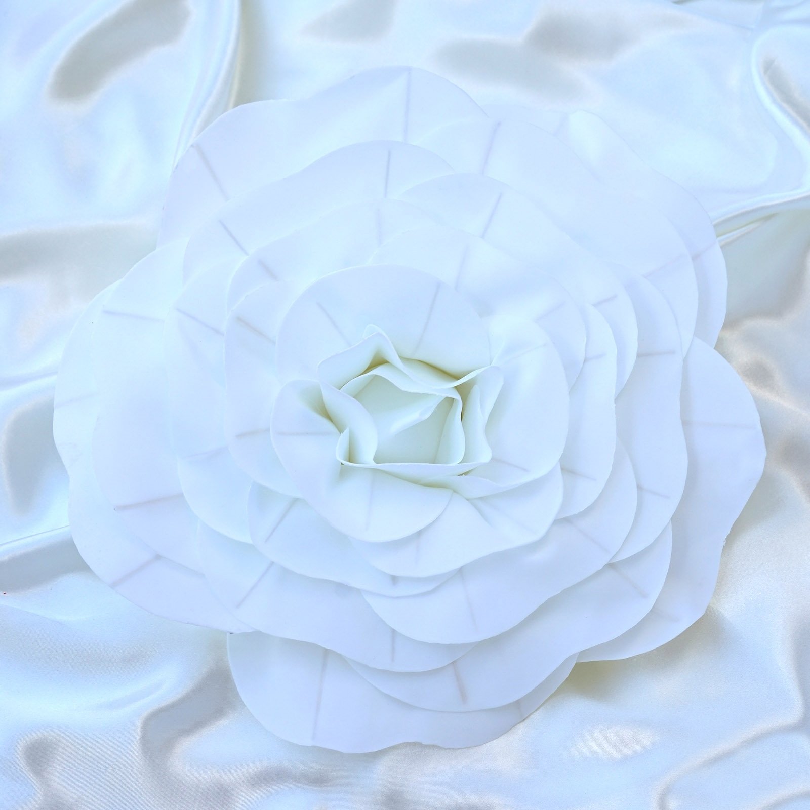 16" wide Artificial Large Roses Flowers Wall Backdrop Party Wedding Decorations - Picture 18 of 24