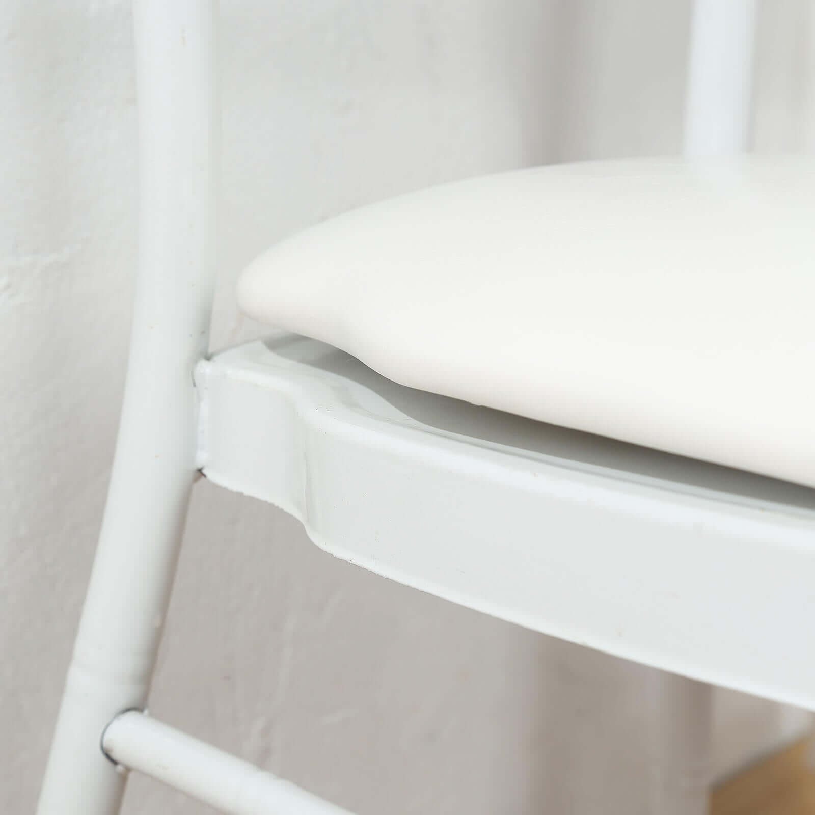5 Leather 16" Chiavari Chair Cushions with Wood Backing Cover Party Decorations - Picture 26 of 26