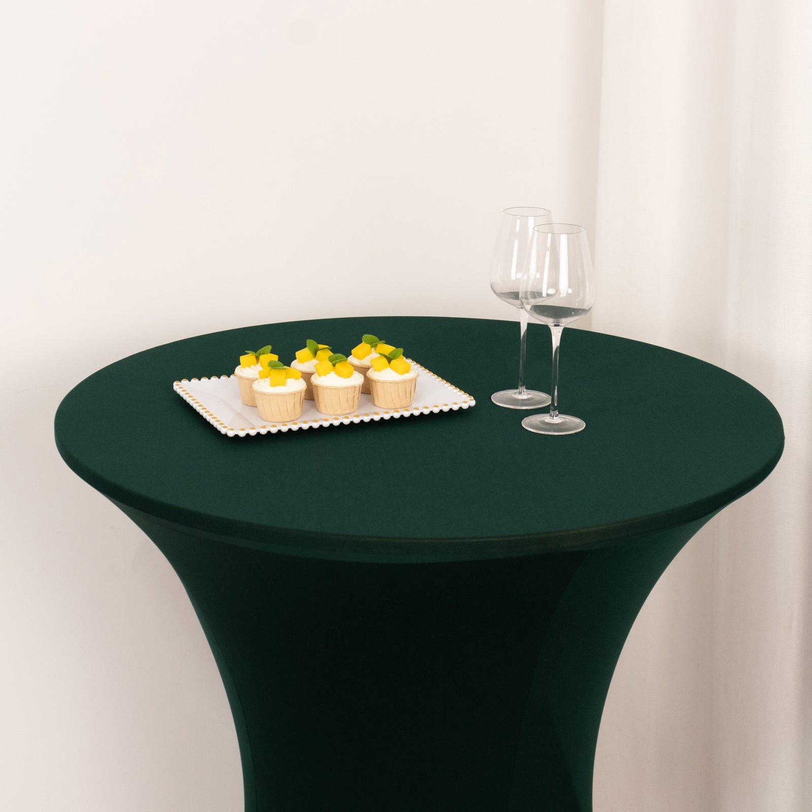36" Elegant Spandex Cocktail Table Cover High Top Style Tablecloths Wedding - Picture 71 of 147