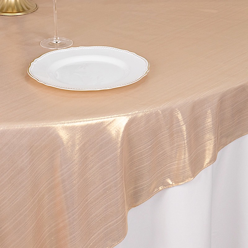 72" x 72" Polyester Square Table Overlay Glitter Sequin Dots Party Decorations - Picture 30 of 73