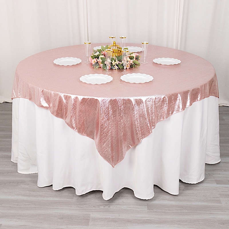 72x72 in Glitter Sequin Dots Polyester Square TABLE OVERLAY Party Decorations - Picture 56 of 72