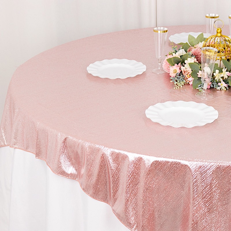 72x72 in Glitter Sequin Dots Polyester Square TABLE OVERLAY Party Decorations - Picture 53 of 72