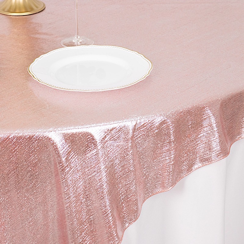 72x72 in Glitter Sequin Dots Polyester Square TABLE OVERLAY Party Decorations - Picture 55 of 72