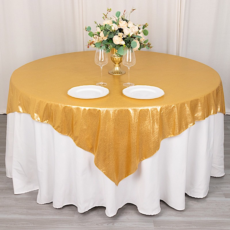 72x72 in Glitter Sequin Dots Polyester Square TABLE OVERLAY Party Decorations - Picture 35 of 72