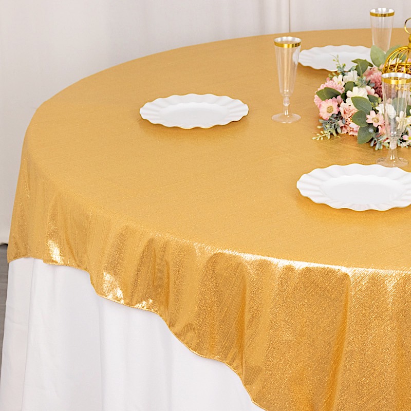 72x72 in Glitter Sequin Dots Polyester Square TABLE OVERLAY Party Decorations - Picture 37 of 72