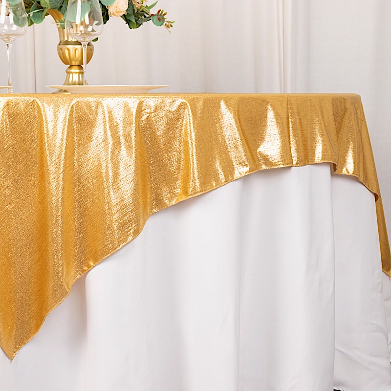 72x72 in Glitter Sequin Dots Polyester Square TABLE OVERLAY Party Decorations - Picture 38 of 72