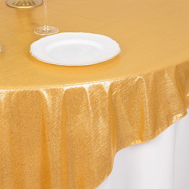 72x72 in Glitter Sequin Dots Polyester Square TABLE OVERLAY Party Decorations - Picture 39 of 72