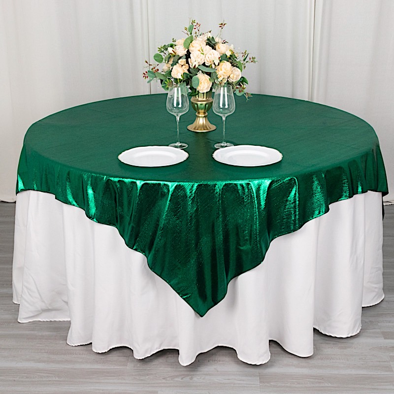 72x72 in Glitter Sequin Dots Polyester Square TABLE OVERLAY Party Decorations - Picture 43 of 72
