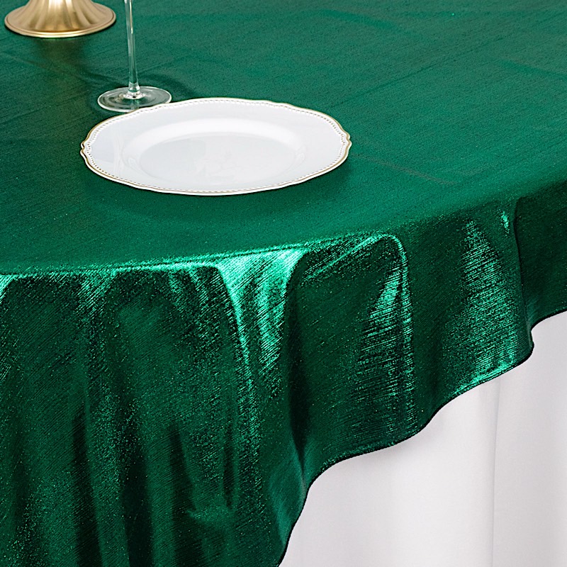 72x72 in Glitter Sequin Dots Polyester Square TABLE OVERLAY Party Decorations - Picture 47 of 72