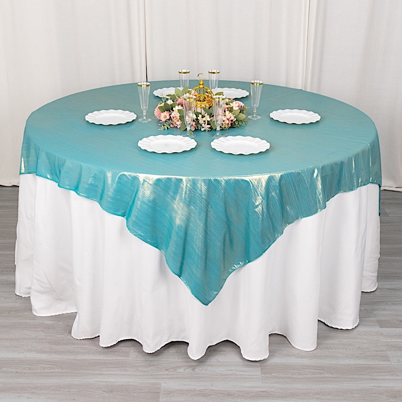 72x72 in Glitter Sequin Dots Polyester Square TABLE OVERLAY Party Decorations - Picture 70 of 72