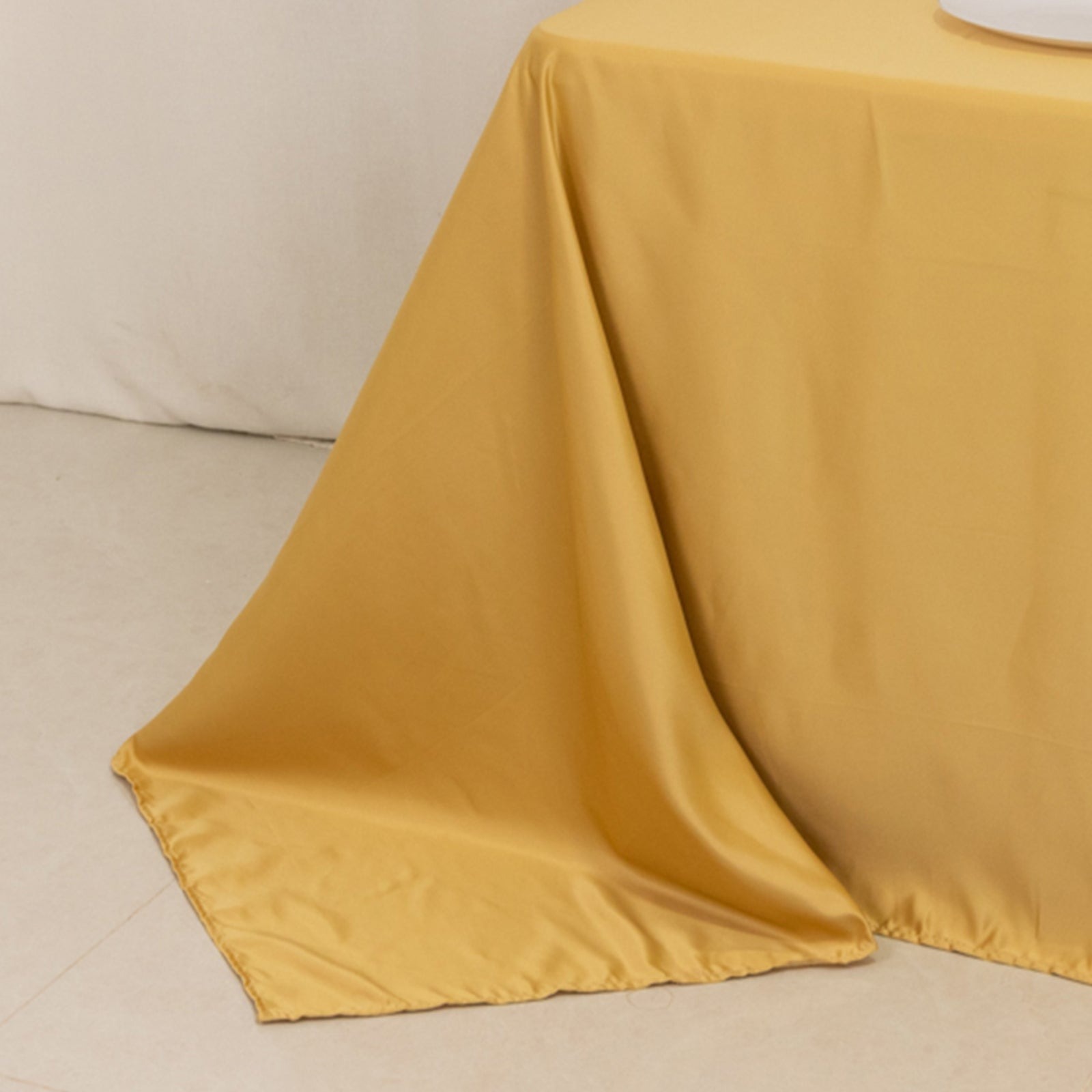 54"x54" Square Lamour Satin Tablecloths for a Wedding Party Decorations Supplies - Picture 32 of 135
