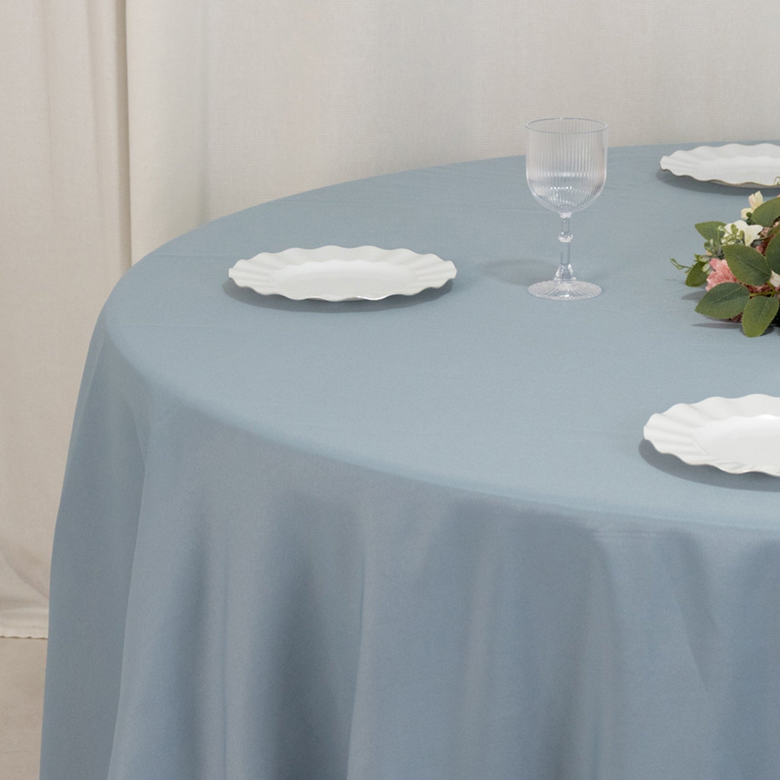 Round 120" Premium High Quality Polyester Tablecloth Wedding Party Table Linens - Picture 48 of 163