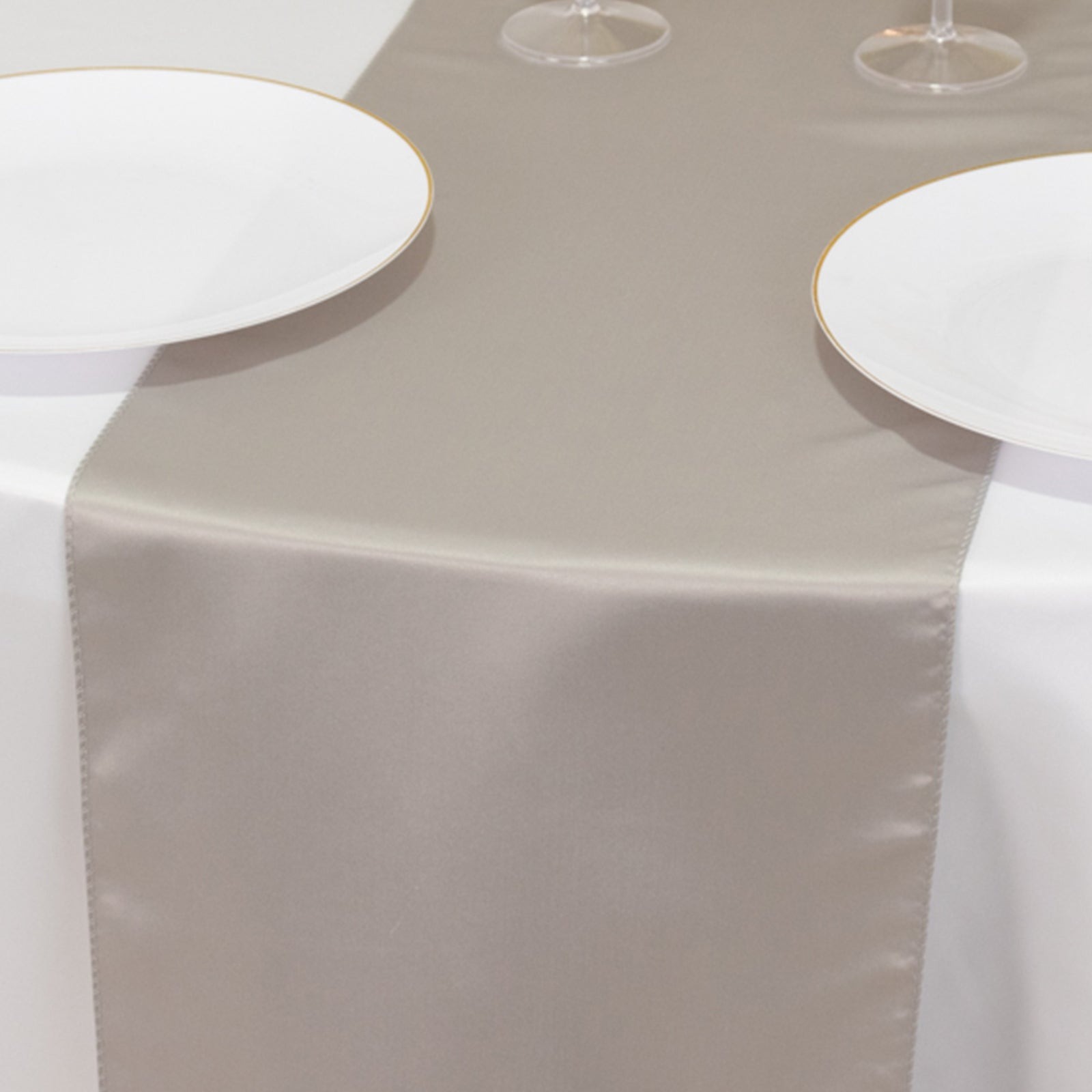 12" x 108" Satin Tischplatte Läufer glänzend Hochzeit Party Catering Dekorationen - Bild 167 von 170