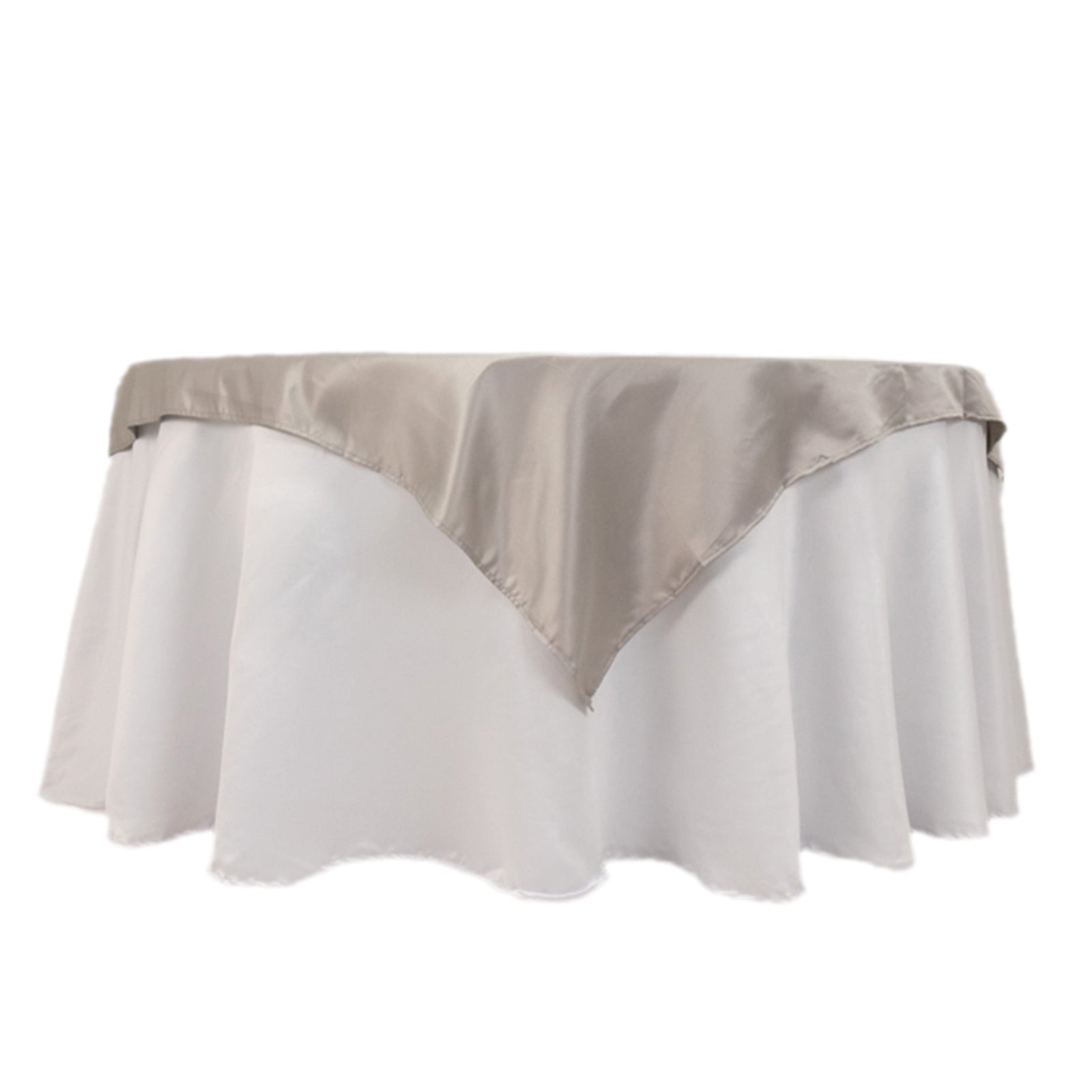 54"x54" Square Lamour Satin Tablecloths for a Wedding Party Decorations Supplies - Picture 124 of 135