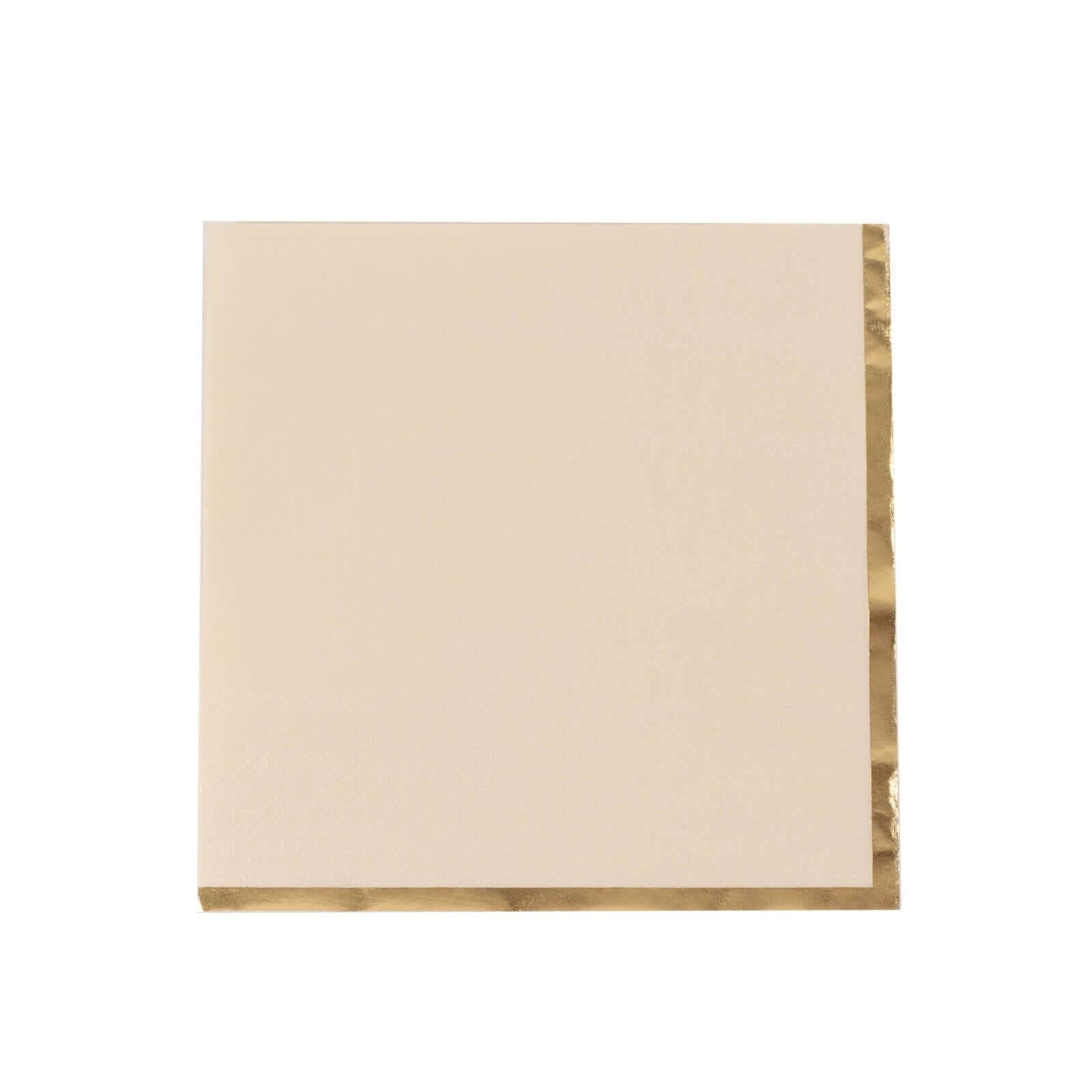50 pcs 2 Ply Dinner Cocktail Paper Napkins Gold Rim Party Events Decorations - Picture 59 of 136