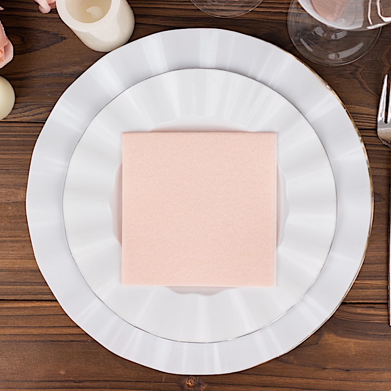 20 Square 10" x 10" Airlaid Paper Disposable Cocktail Napkins Party Decorations - Picture 12 of 114