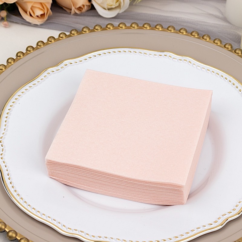 20 Square 10" x 10" Airlaid Paper Disposable Cocktail Napkins Party Decorations - Picture 17 of 114