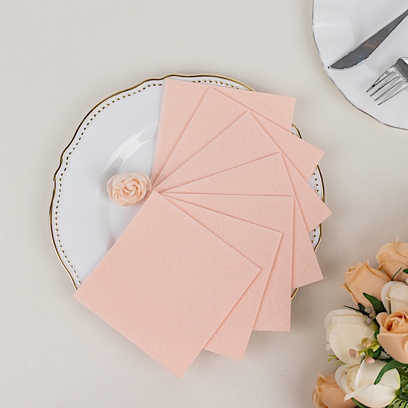 20 Square 10" x 10" Airlaid Paper Disposable Cocktail Napkins Party Decorations - Picture 18 of 114