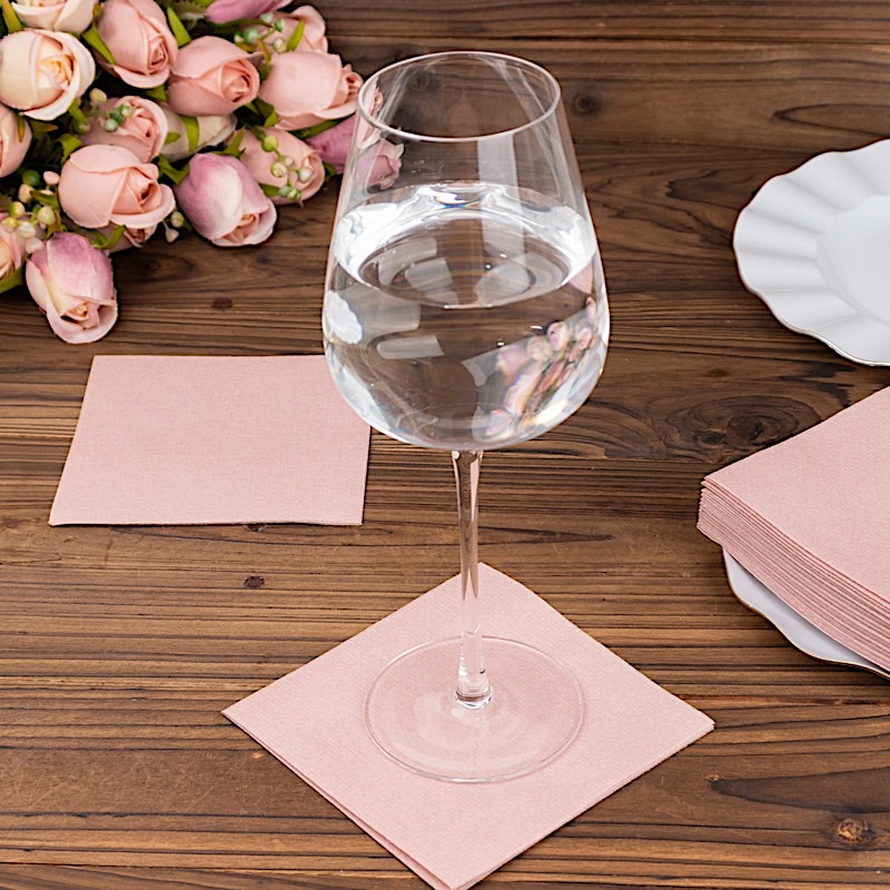 20 Square 10" x 10" Airlaid Paper Disposable Cocktail Napkins Party Decorations - Picture 40 of 114