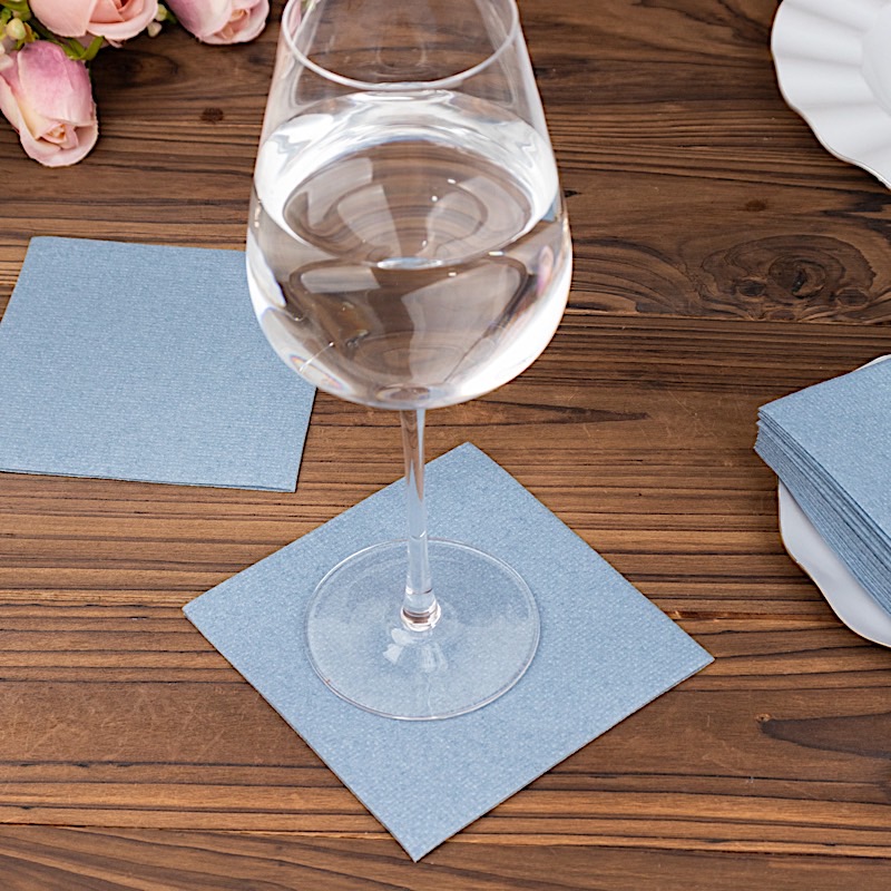 20 Square 10" x 10" Airlaid Paper Disposable Cocktail Napkins Party Decorations - Picture 28 of 114