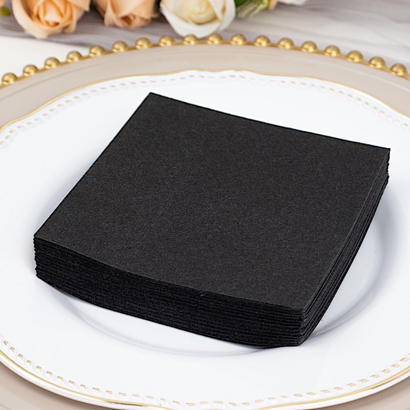 20 Square 10" x 10" Airlaid Paper Disposable Cocktail Napkins Party Decorations - Picture 9 of 114