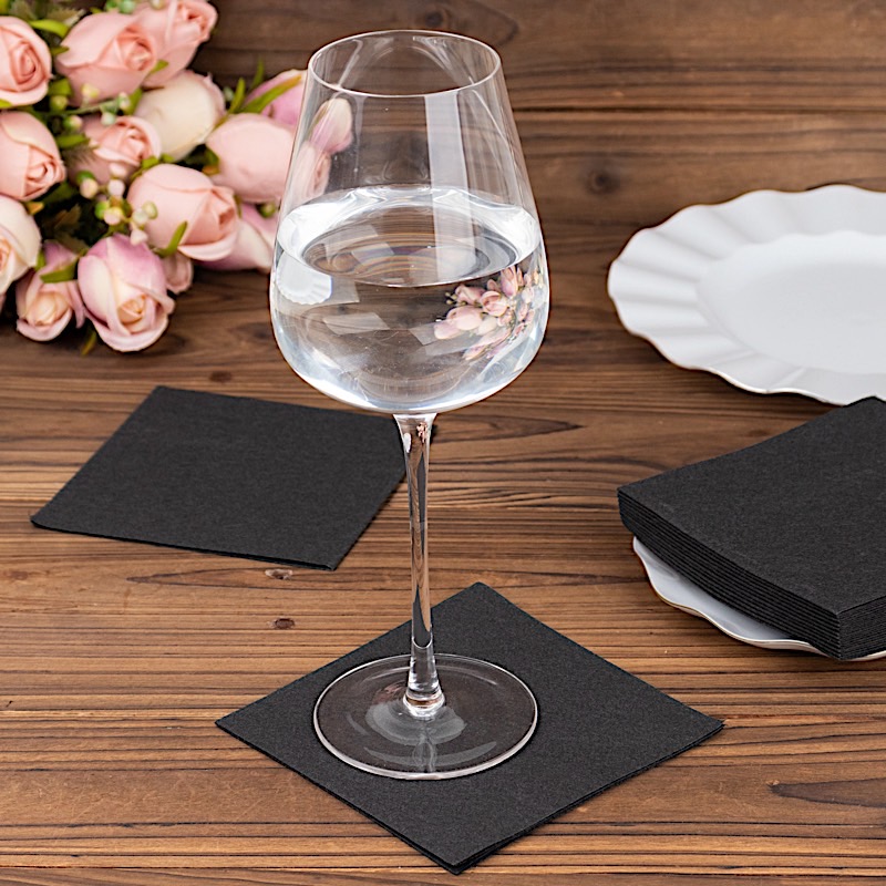 20 Square 10" x 10" Airlaid Paper Disposable Cocktail Napkins Party Decorations - Picture 5 of 114