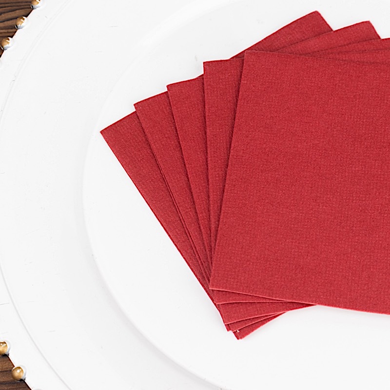 20 Square 10" x 10" Airlaid Paper Disposable Cocktail Napkins Party Decorations - Picture 25 of 114