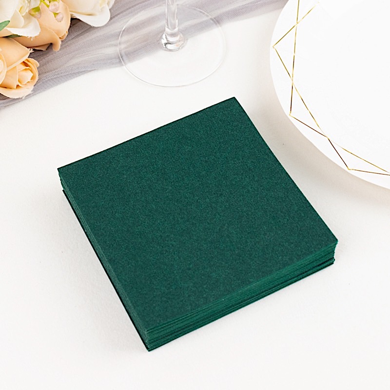 20 Square 10" x 10" Airlaid Paper Disposable Cocktail Napkins Party Decorations - Picture 55 of 114