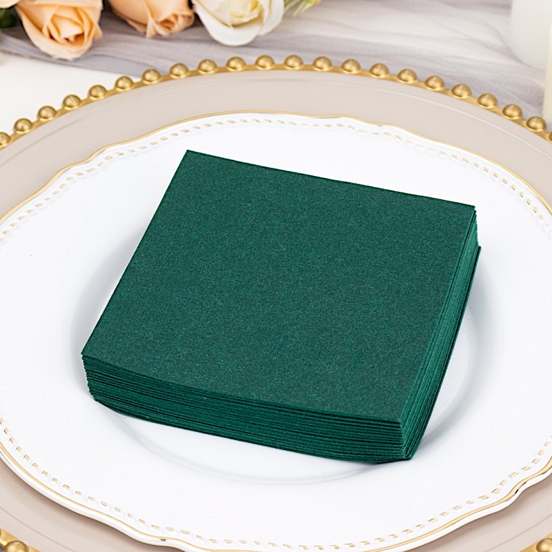 20 Square 10" x 10" Airlaid Paper Disposable Cocktail Napkins Party Decorations - Picture 58 of 114