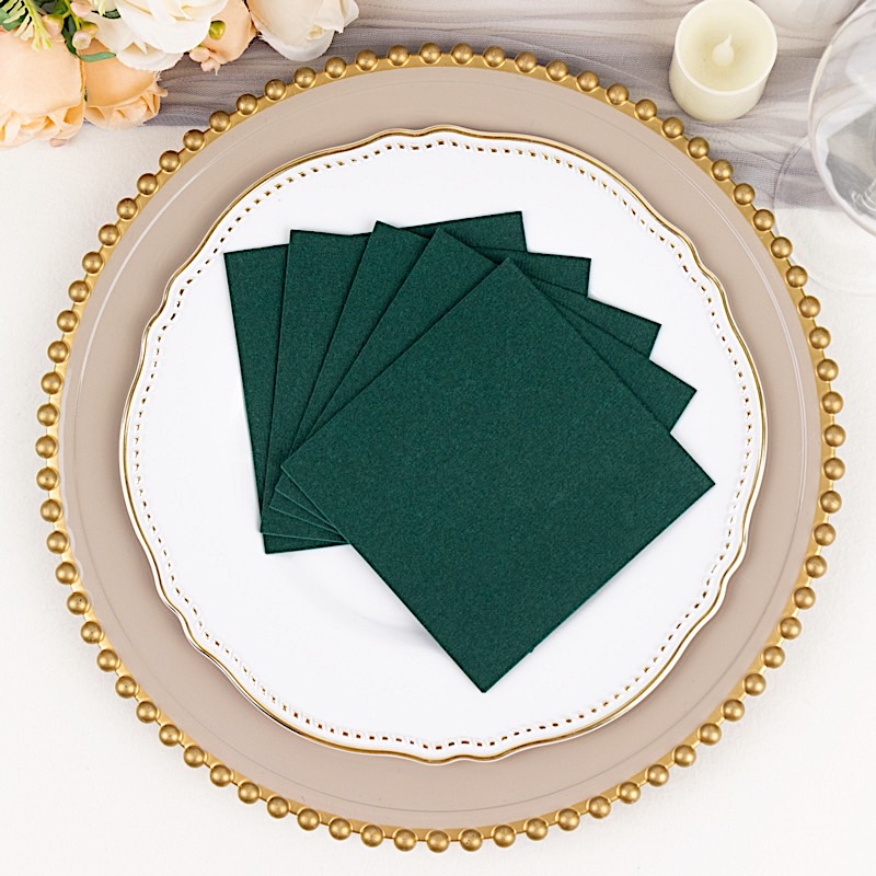 20 Square 10" x 10" Airlaid Paper Disposable Cocktail Napkins Party Decorations - Picture 53 of 114