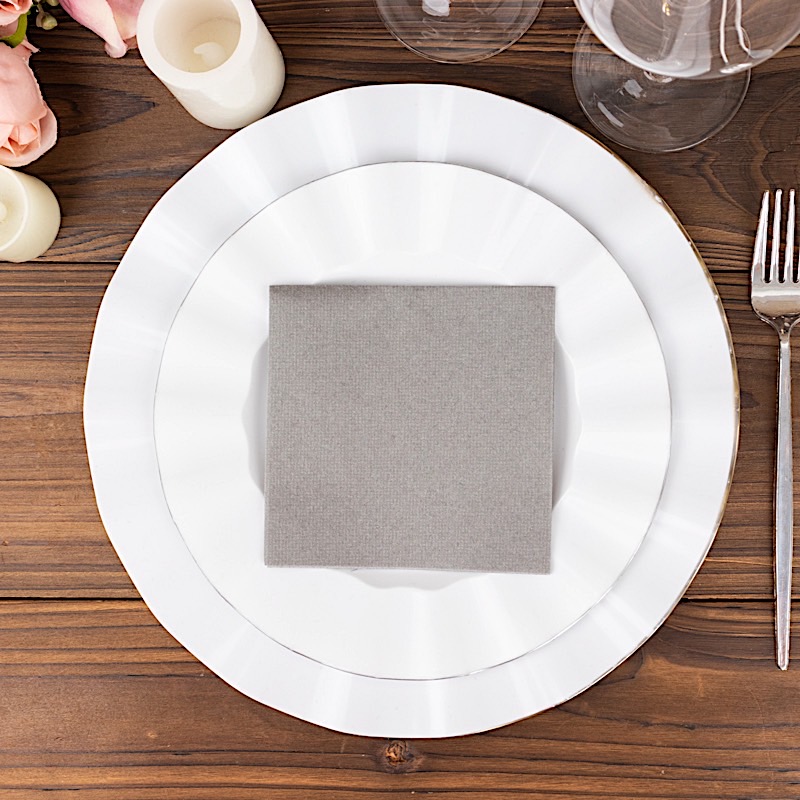 20 Square 10" x 10" Airlaid Paper Disposable Cocktail Napkins Party Decorations - Picture 93 of 114