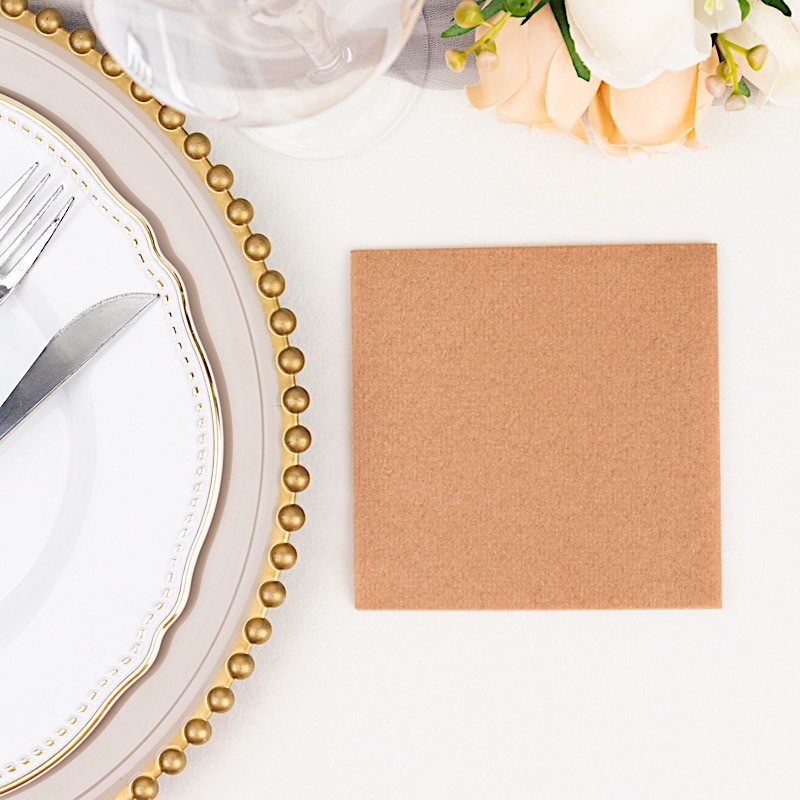 20 Square 10" x 10" Airlaid Paper Disposable Cocktail Napkins Party Decorations - Picture 104 of 114