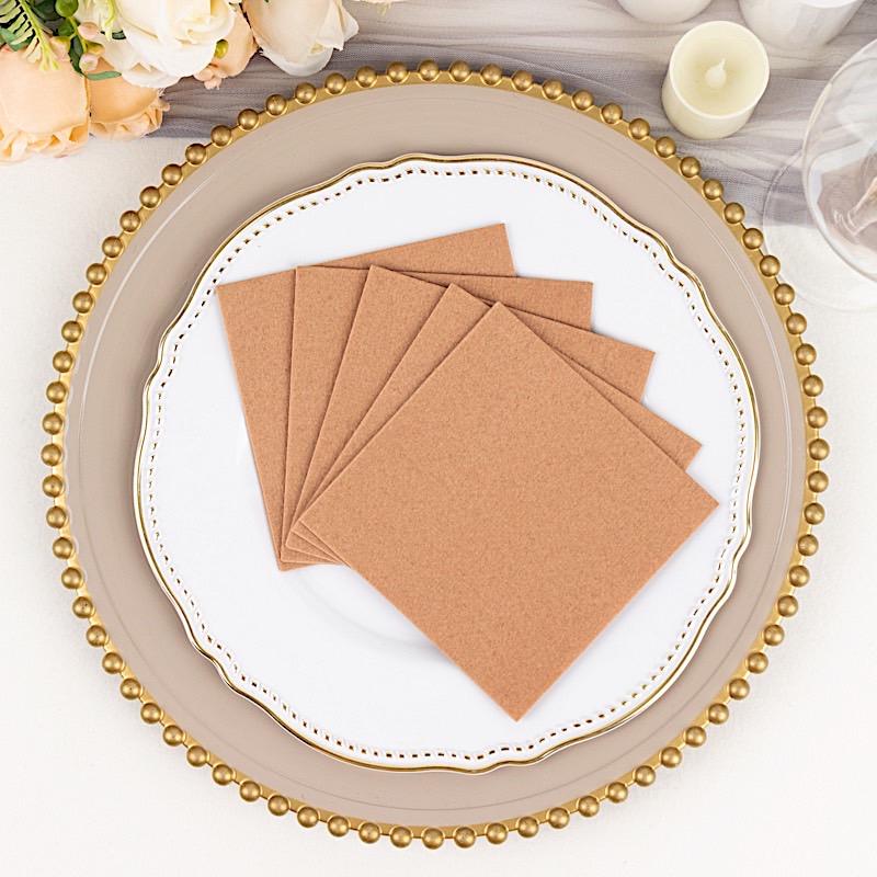20 Square 10" x 10" Airlaid Paper Disposable Cocktail Napkins Party Decorations - Picture 100 of 114