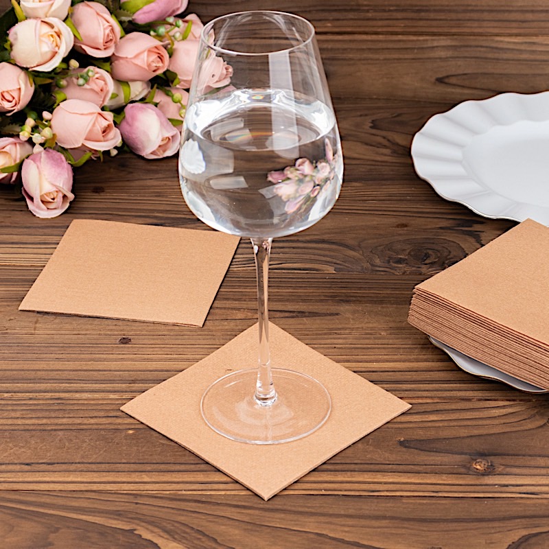 20 Square 10" x 10" Airlaid Paper Disposable Cocktail Napkins Party Decorations - Picture 105 of 114
