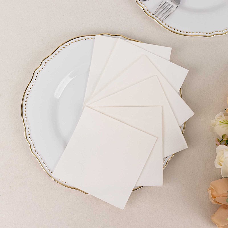 20 Square 10" x 10" Airlaid Paper Disposable Cocktail Napkins Party Decorations - Picture 109 of 114