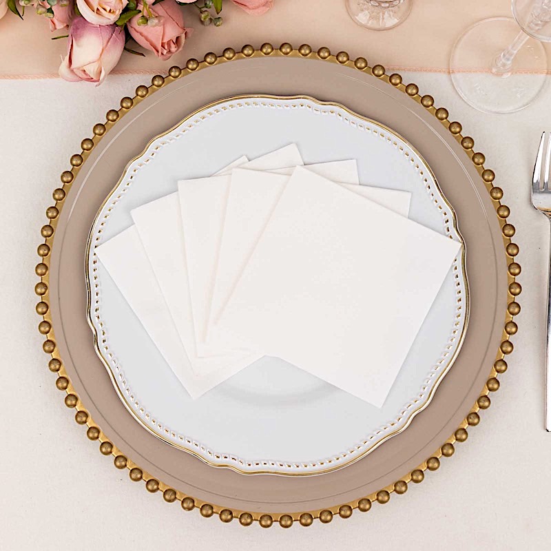 20 Square 10" x 10" Airlaid Paper Disposable Cocktail Napkins Party Decorations - Picture 110 of 114