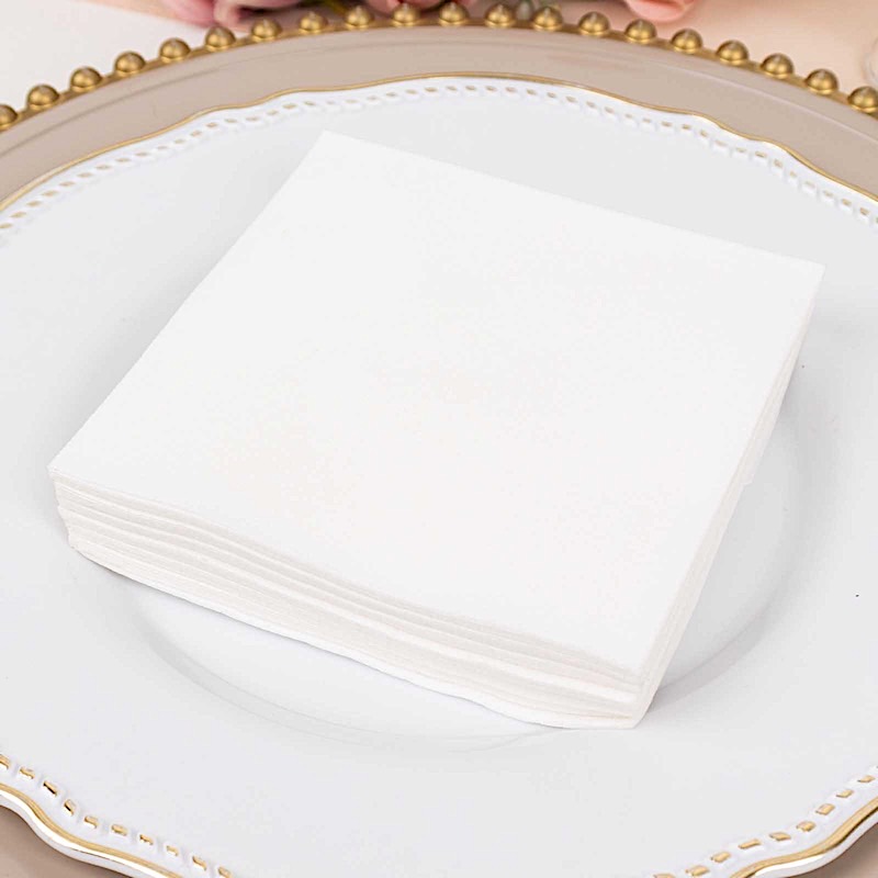 20 Square 10" x 10" Airlaid Paper Disposable Cocktail Napkins Party Decorations - Picture 113 of 114