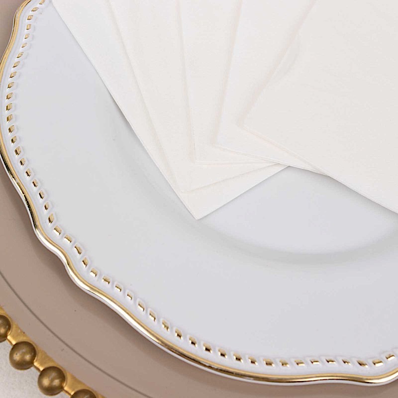 20 Square 10" x 10" Airlaid Paper Disposable Cocktail Napkins Party Decorations - Picture 112 of 114