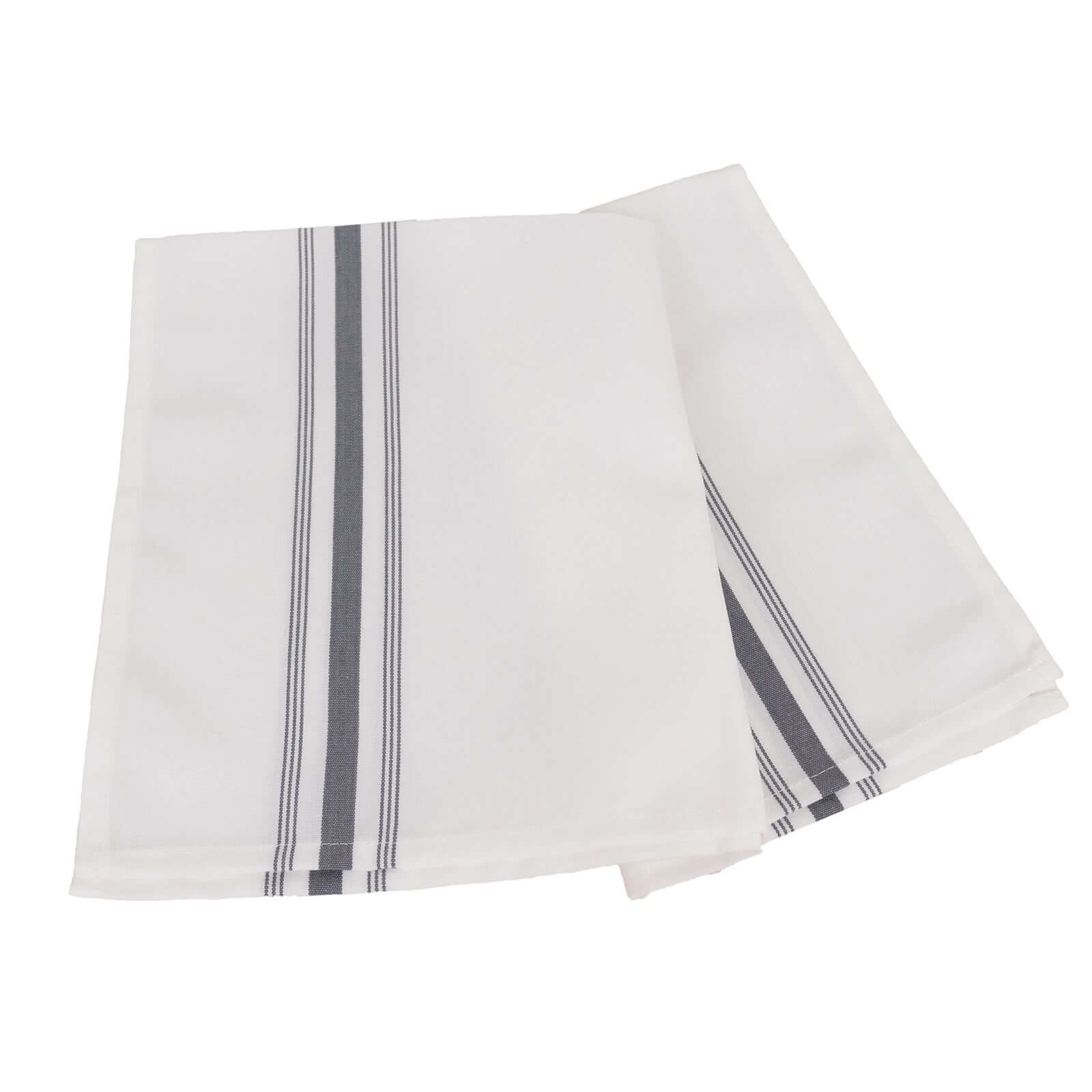 10 pcs 22"x18" Polyester Napkins with Stripes Wedding Party Table Decorations - Picture 32 of 63