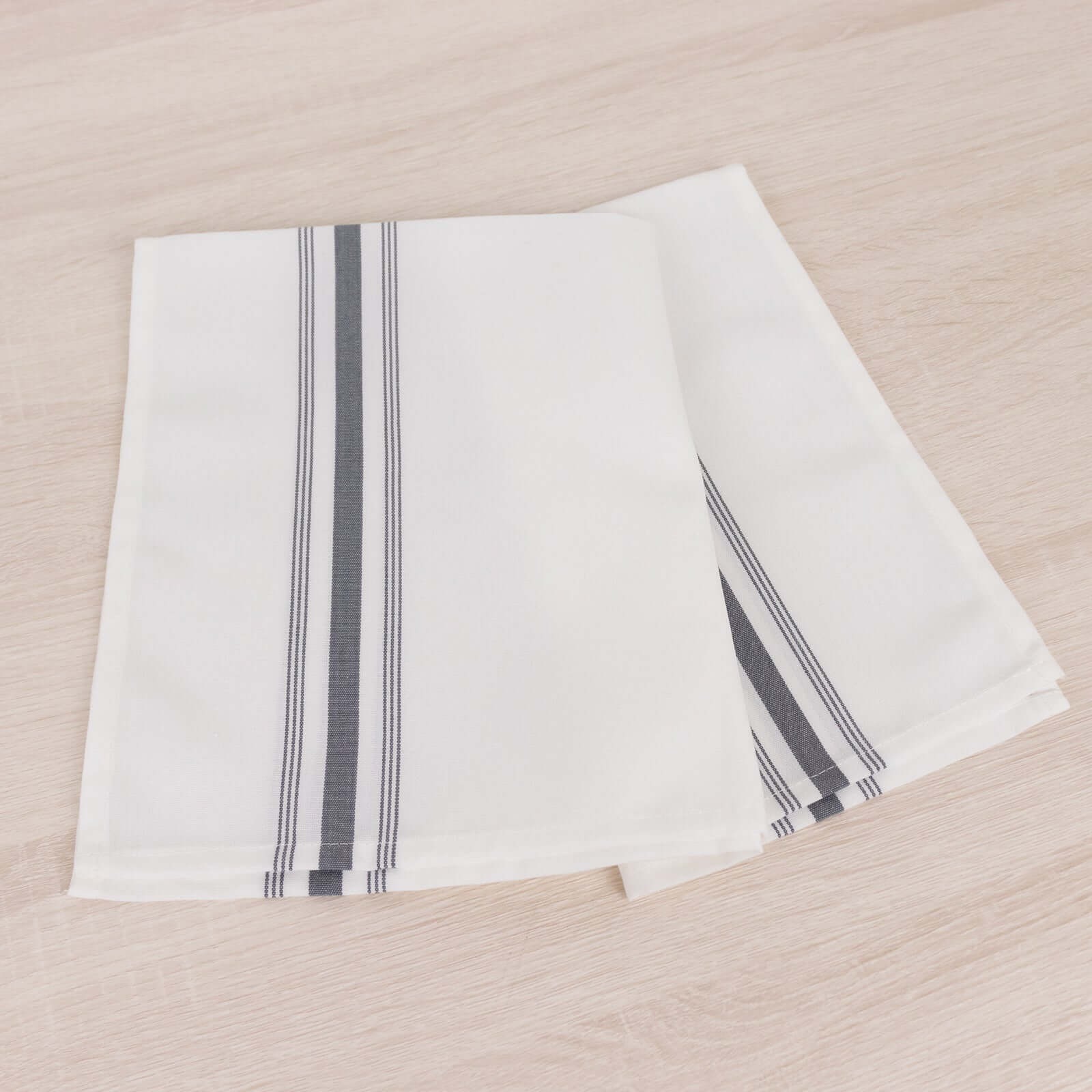 10 pcs 22"x18" Polyester Napkins with Stripes Wedding Party Table Decorations - Picture 39 of 63