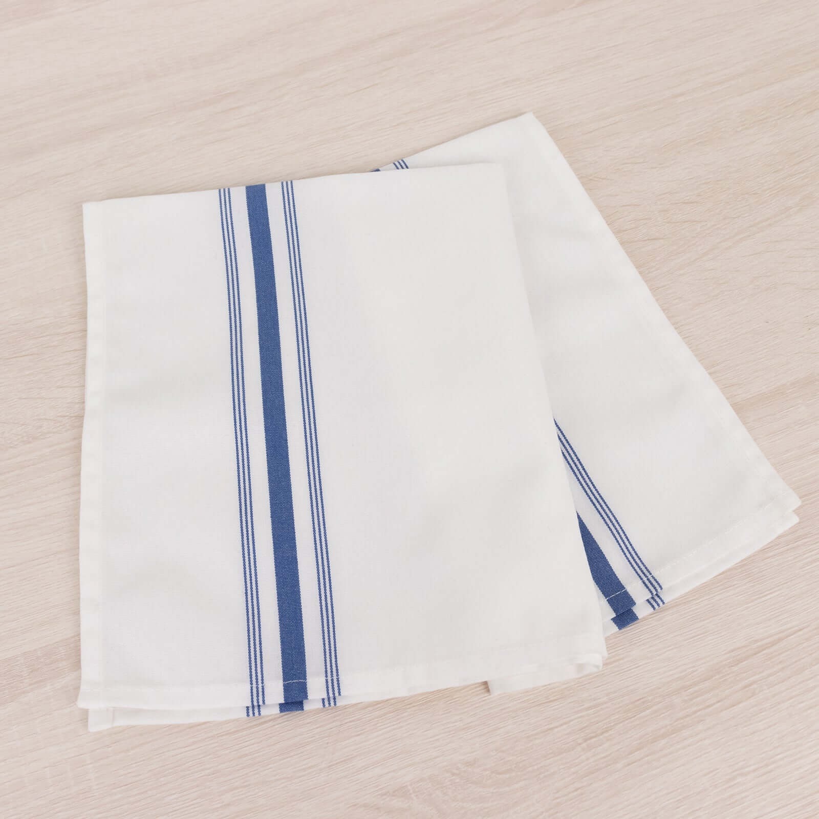 10 pcs 22"x18" Polyester Napkins with Stripes Wedding Party Table Decorations - Picture 18 of 63
