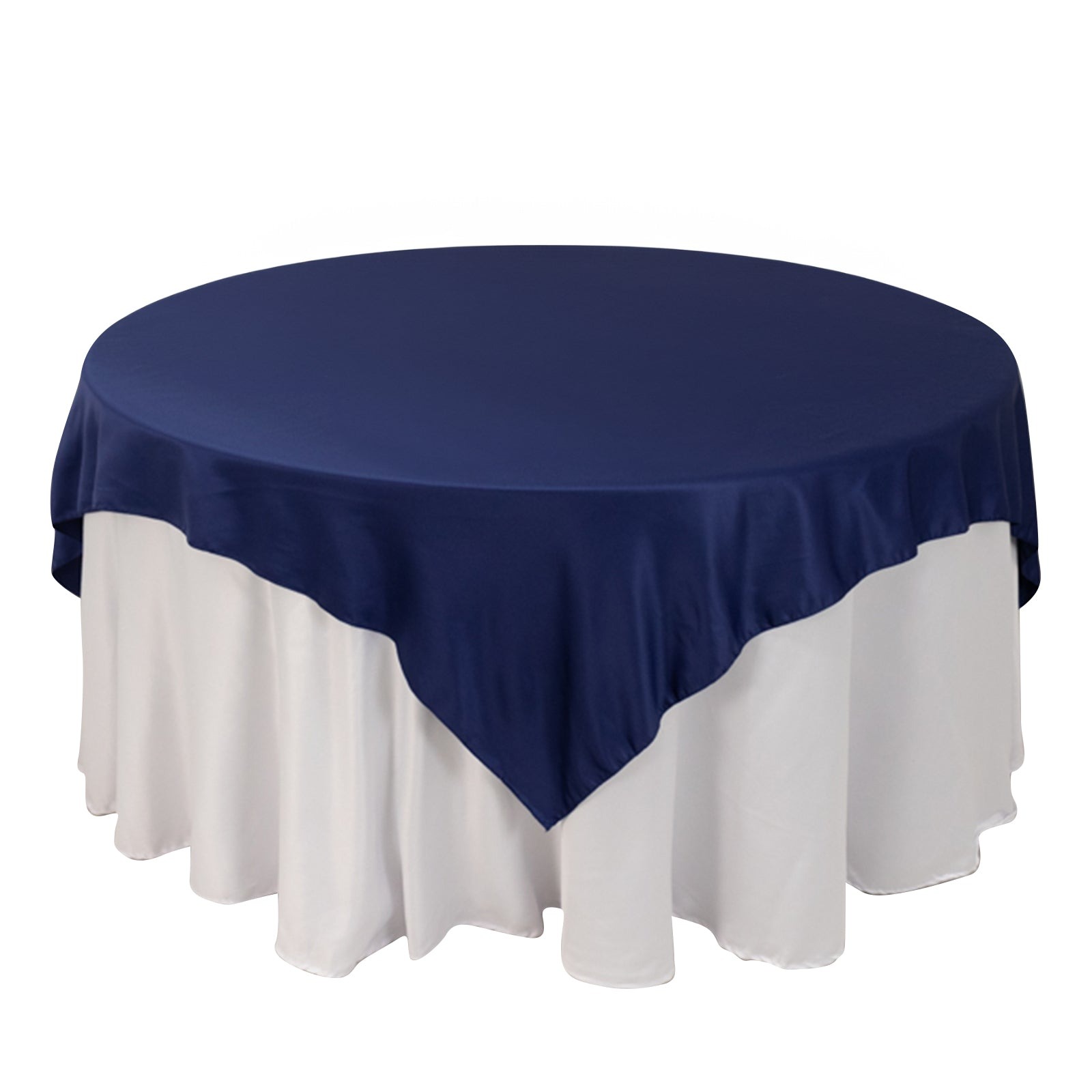 72" Square SATIN Table Overlay Smooth Finish Wedding Table Linens Decorations - Picture 100 of 171
