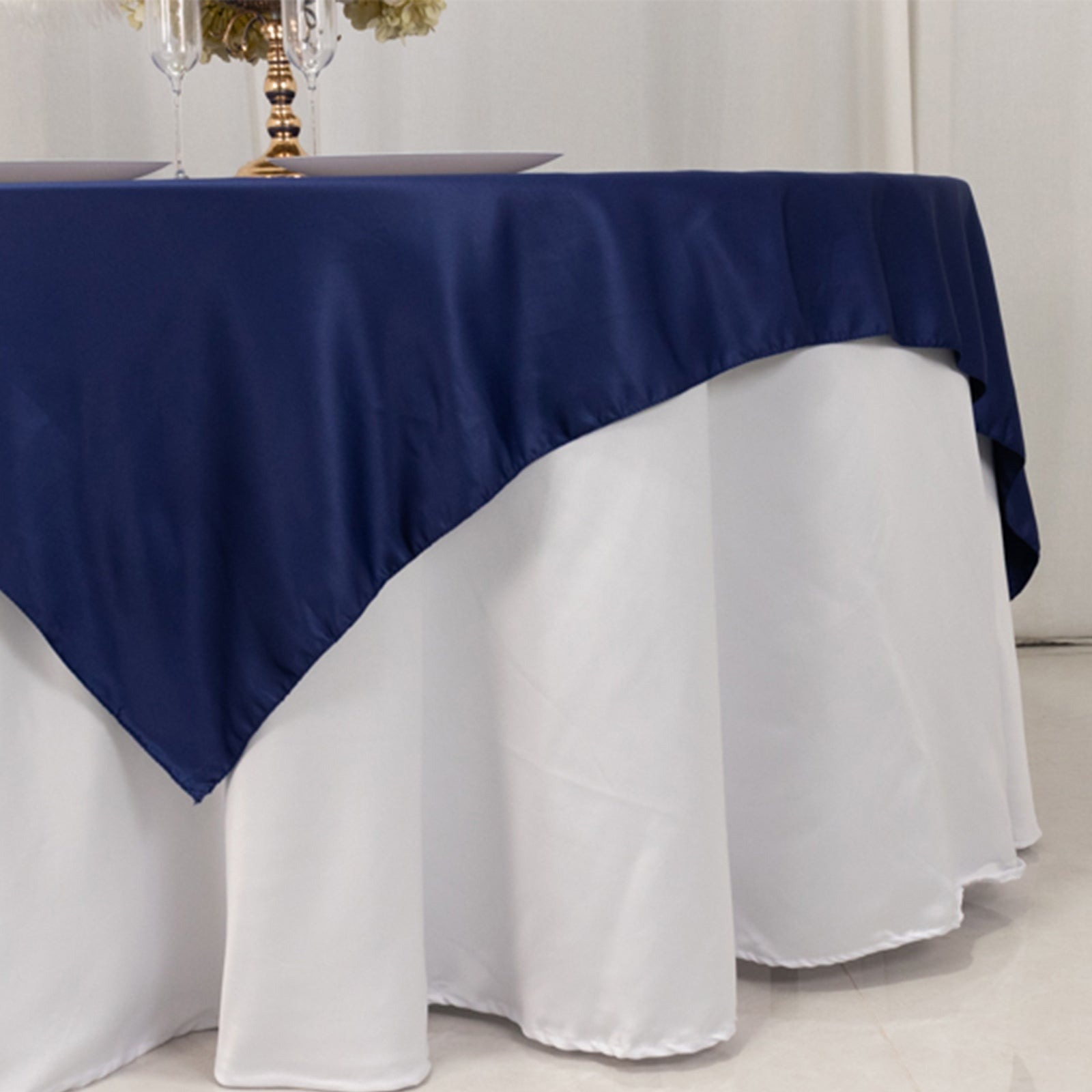 72" Square SATIN Table Overlay Smooth Finish Wedding Table Linens Decorations - Picture 104 of 171