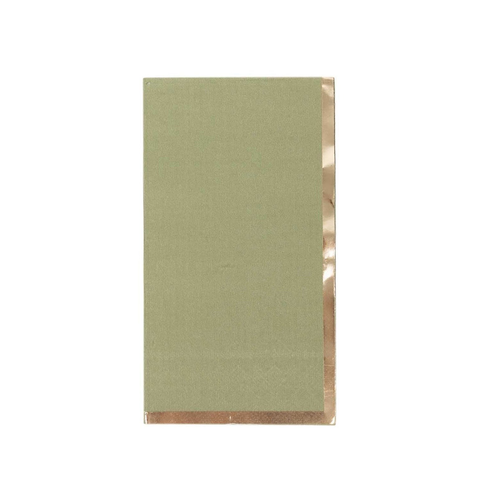 50 Plain Soft 2 Ply Dinner Table Paper NAPKINS with Gold Foil Edge Party Events - Picture 20 of 41