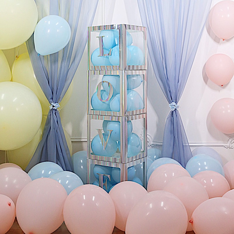 4 pcs 5" Letter Stickers Backdrop Wall Decorations Party Wedding Events Home - Picture 169 of 210