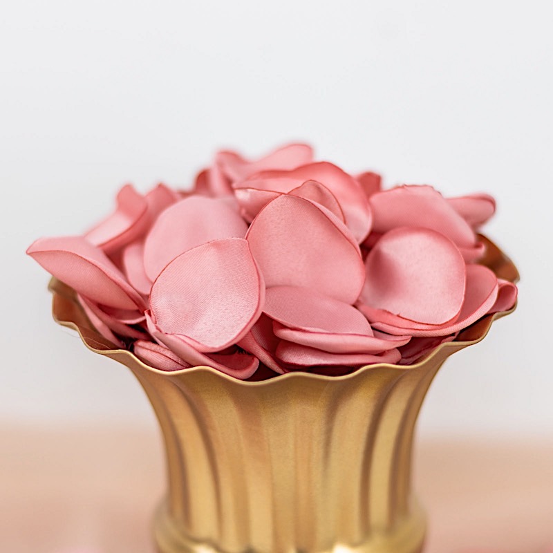 400 Matte Silk Rose Petals Round Artificial Flowers Table CONFETTI Party Events - Picture 35 of 81