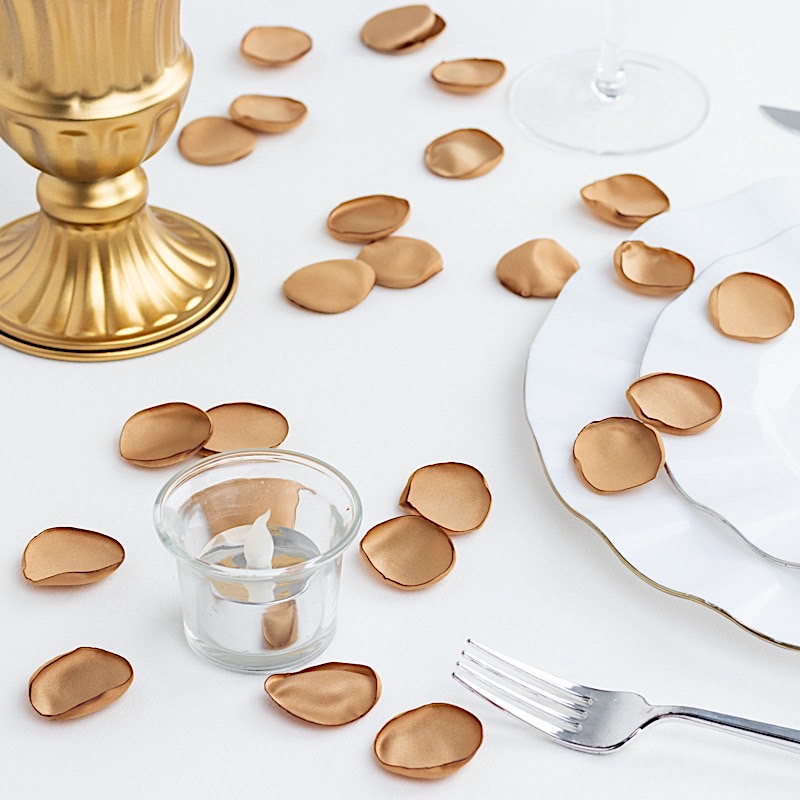400 Matte Silk Rose Petals Round Artificial Flowers Table CONFETTI Party Events - Picture 51 of 81
